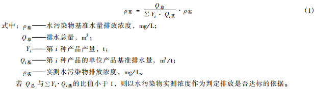 羽絨工業水污染物排放標準